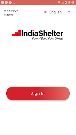Android application IndiaShelter iSales screenshort