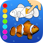 Dancing fishes 3D Coloring App Apk