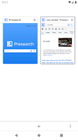 screenshot of Presearch Privacy Browser