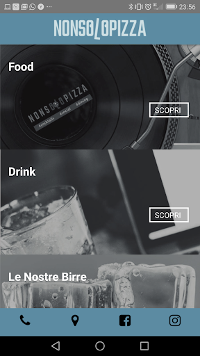Android application Non Solo Pizza screenshort