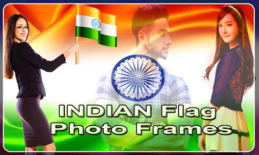 Android application Indian Flag Photo Frames screenshort