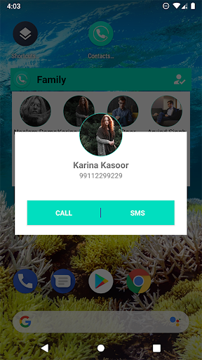 Contacts Widget - Quick Dial Widget - Speed Dial  screenshots 3