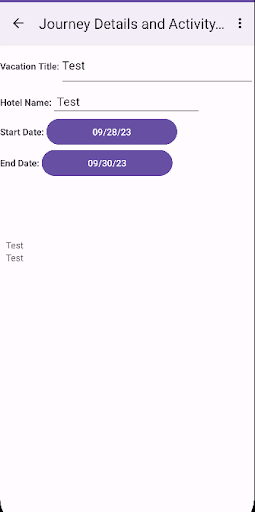 My Journey Screen 3