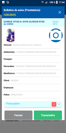 PASS24 CAMEROUN Prestataires Screen 2