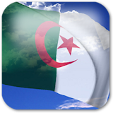 3D Algeria Flag icon