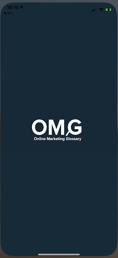 Android application OMG|Online Marketing Glossary screenshort