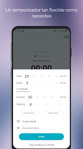 Screenshot 1 Engross: Pomodoro y Tareas android