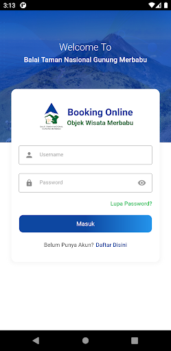 Booking Online Merbabu Screen 2