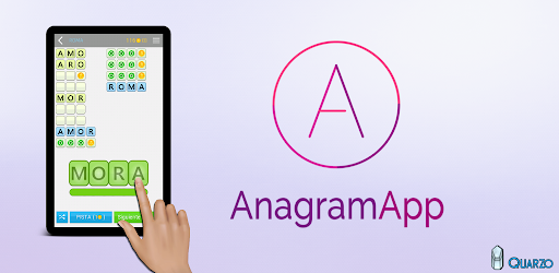 AnagramApp. Palabras Anagramas banner oficial de portada de la aplicación de Android
