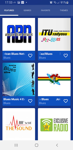 Blues Music App Screen 2