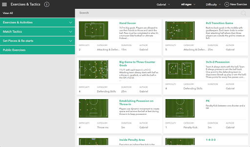 Android application Tactical Boards: Soccer screenshort