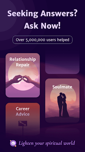 Android application Soulight - Psychic Reading screenshort