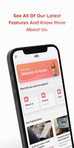 Android application NCASA screenshort