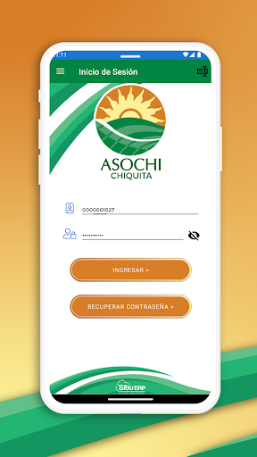 Android application ASOCHICHIQUITA screenshort