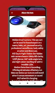 spy mini camera guide