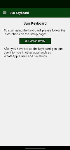 Android application Suri Keyboard screenshort