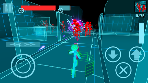Android application Stickman Neon Gun Warriors screenshort