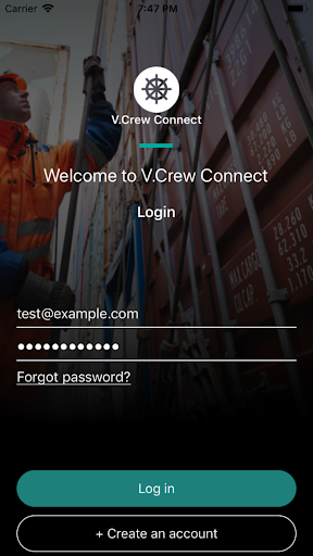 V.Crew Connect Screen 2