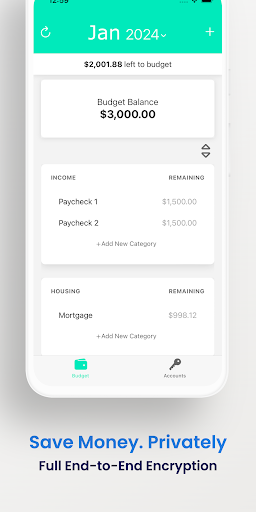 Android application WiseWallets screenshort