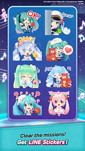 Screenshot 2 LINE Bubble 2ｘHATSUNE MIKU! android