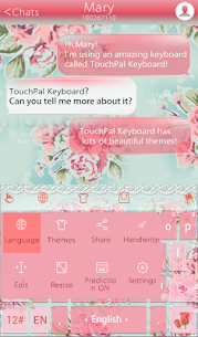 Pink Flower Keyboard Theme For PC installation