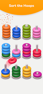 Color Sort 3D — Balls & Hoops