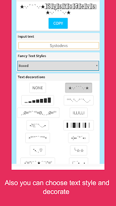 Stylish Text screenshot 5