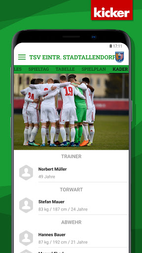 Android application TSV Eintracht Stadtallendorf screenshort