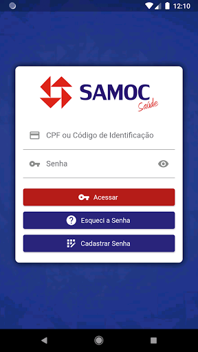 Android application SAMOC Saúde screenshort
