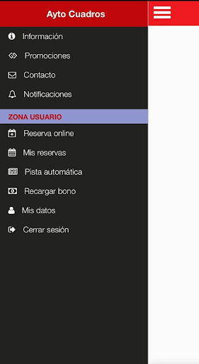 Android application AytoCuadros Deportes screenshort