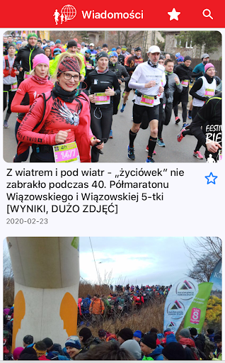 Android application Festiwal Biegów - Bieganie 365 screenshort