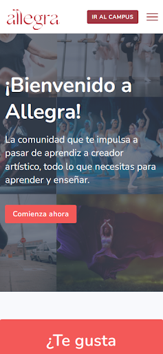 Android application Allegra screenshort