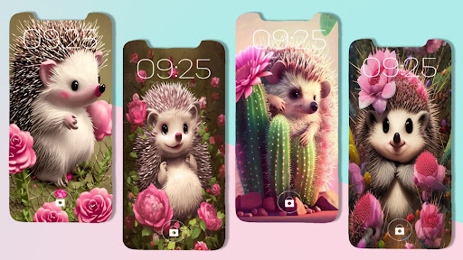 Cute Hedgehog Wallpaper Screen 2