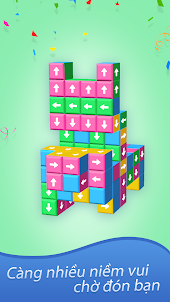 Nhấp để xa 3D:Khối Puzzle Cube