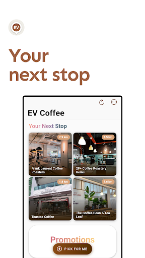 EV Coffee: Find Shops & Deals Screen 2