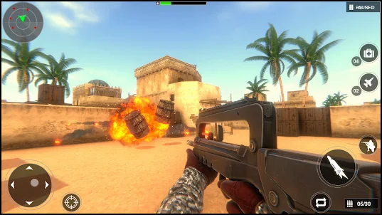 Battlegrounds: 枪战游戏 FPS
