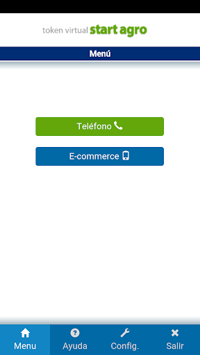 Android application Token Virtual Start Agro screenshort