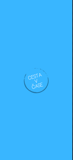 Android application cesta v čase BŠ screenshort