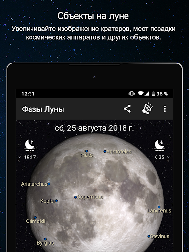 Фазы Луны screenshot 12