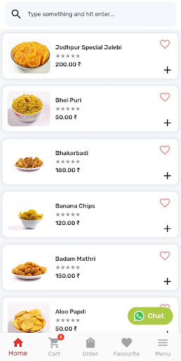 Android application Wefoody screenshort