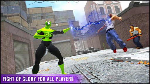 Gangster Vs Spider Fight - Rope Hero Fighting Game