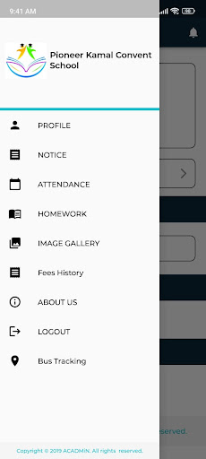 Pioneer Kamal School - ACADMIN Screen 2
