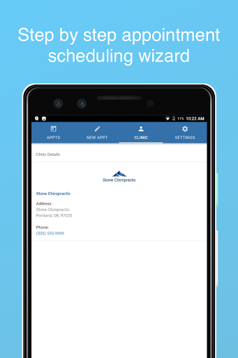 The Scheduling App Screen 3