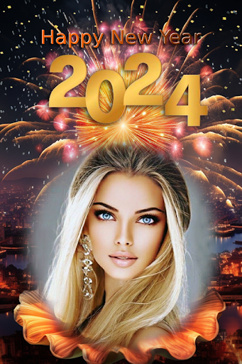 Android application New year photo frame 2024 screenshort