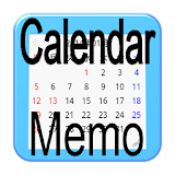 ウィジェットカレンダーメモ icon