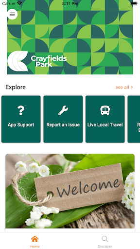 Android application Crayfields Park screenshort