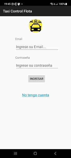 Android application Taxi Control Flota screenshort