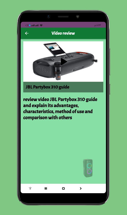 JBL Partybox 310 Guide - 1 - (Android)