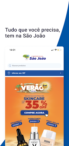 Android application Farmácias São João - Delivery screenshort