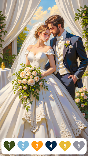 Princess Wedding Coloring Game 4